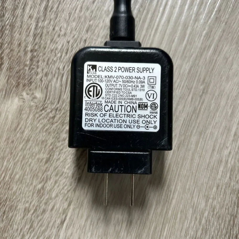 Ikea Jansjo Navlinge KMV-070-030-NA-3 Power Supply Output Cord 7V .43A Tested